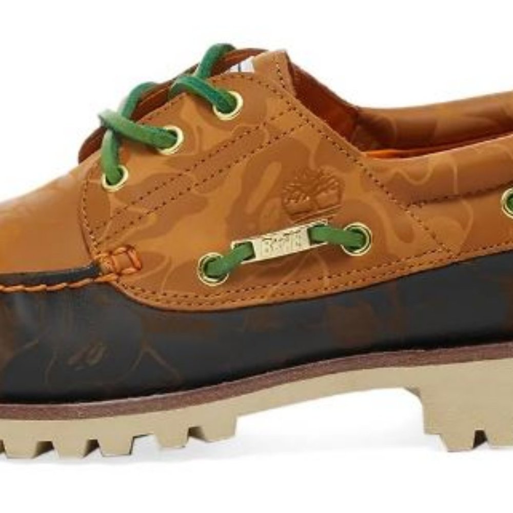 Bape X Timberland Authentic Handsewn Boat Shoe - Collaboration
